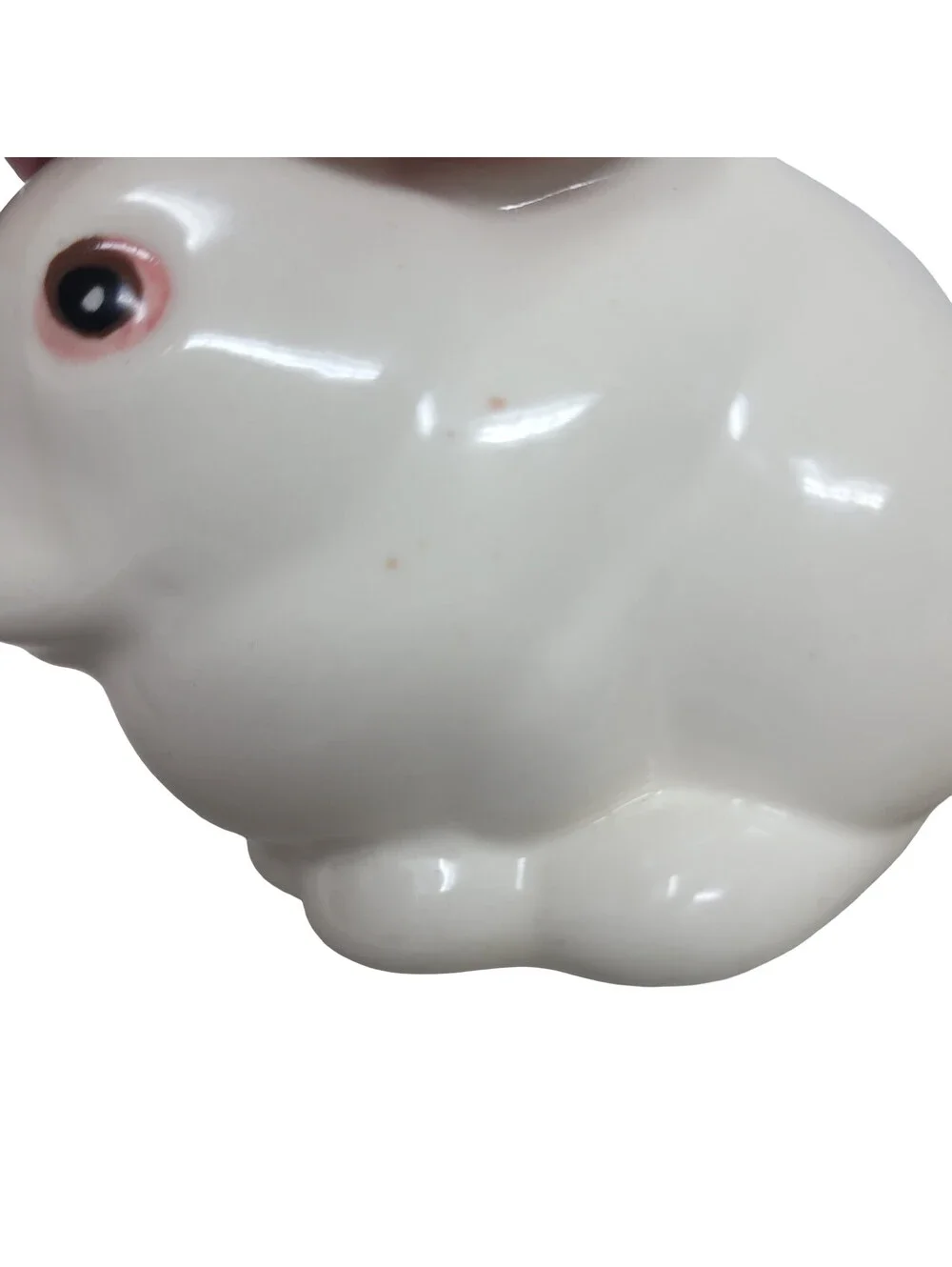 Rare Vintage White Bunny Rabbit Salt & Pepper Shakers Stamped Metlox Calif